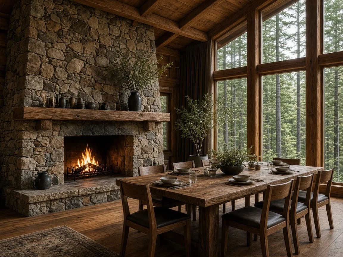 Comedor de cocina patagónica, Estancia Mirador