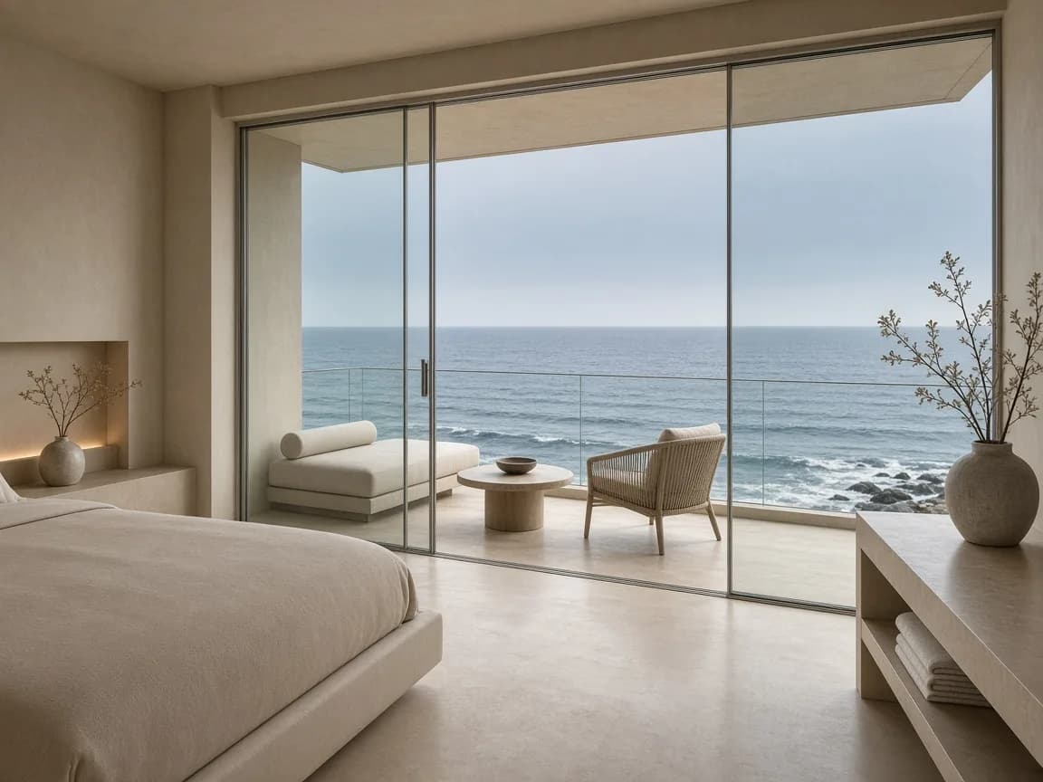 Habitación con balcón al mar, Litoral Norte