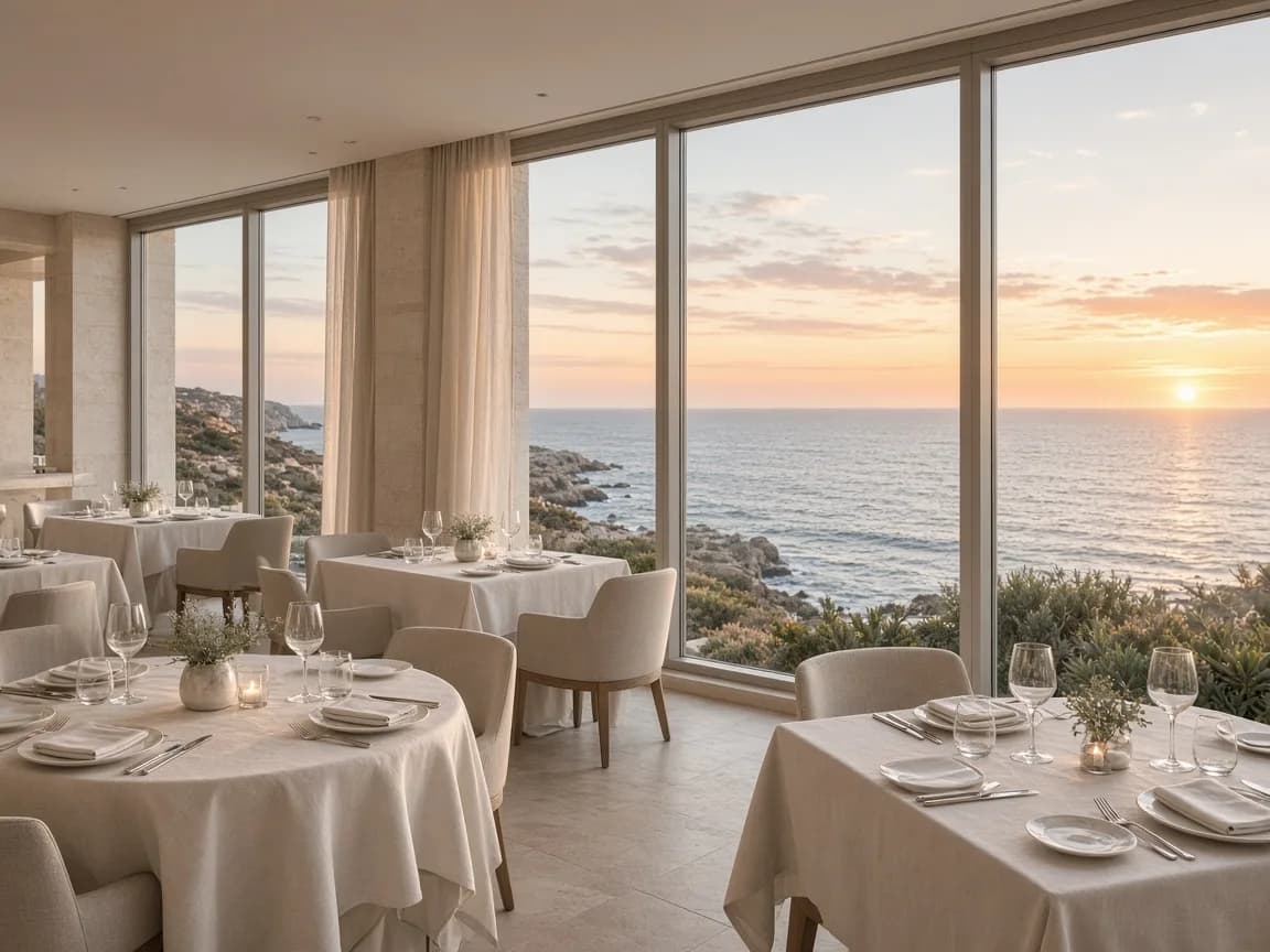 Restaurante de pescados frente al mar, Litoral Norte