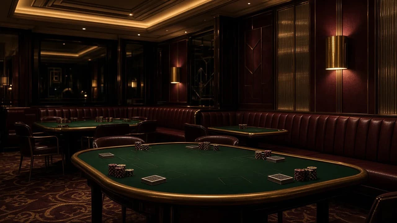 Salón de juego privado con atmósfera de club, Palacio Vercelli