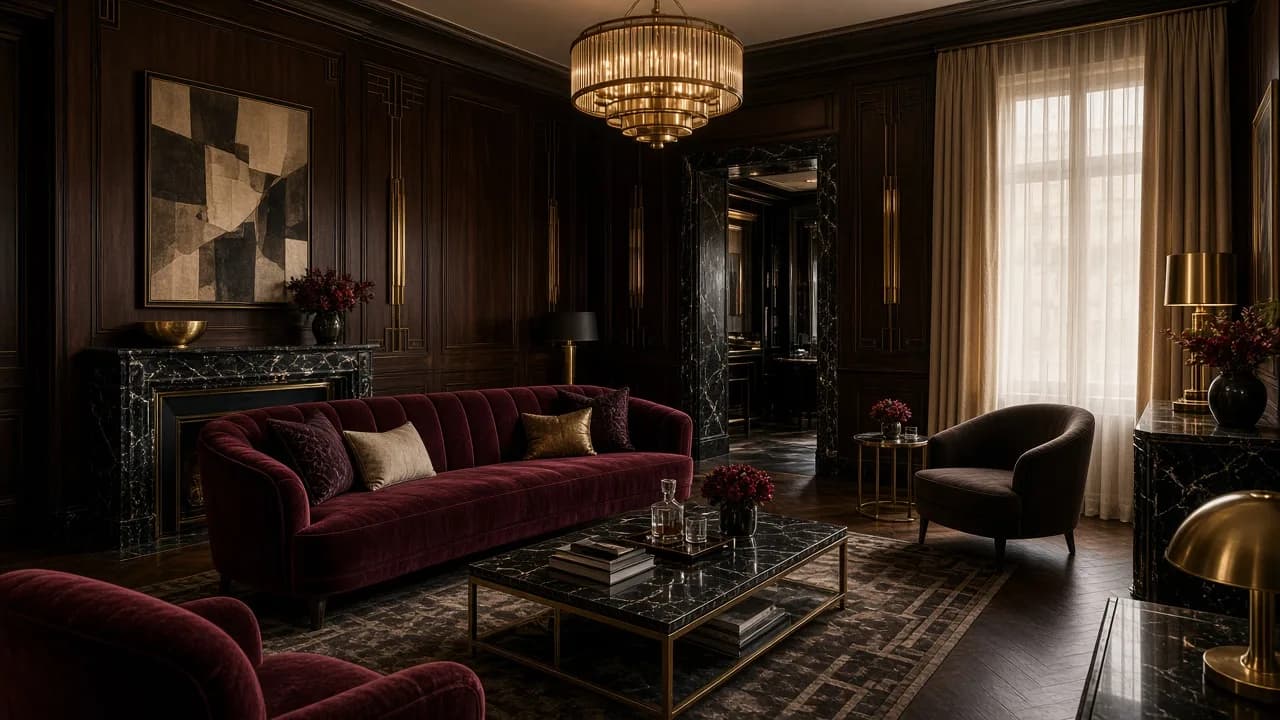 Suite con sala de estar y textiles de lana, Palacio Vercelli